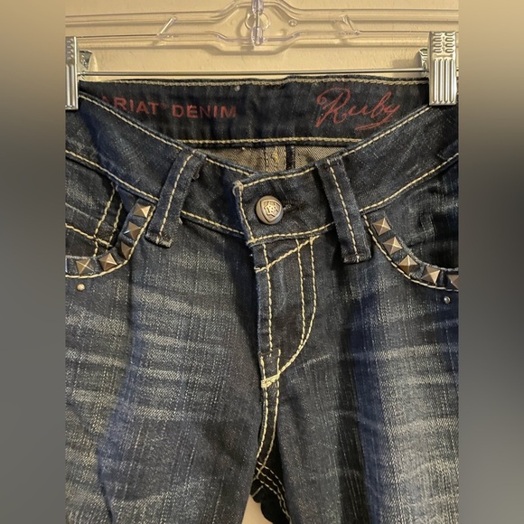 ARIAT Ruby Jeans Dark Wash Size 27R - Picture 6 of 16